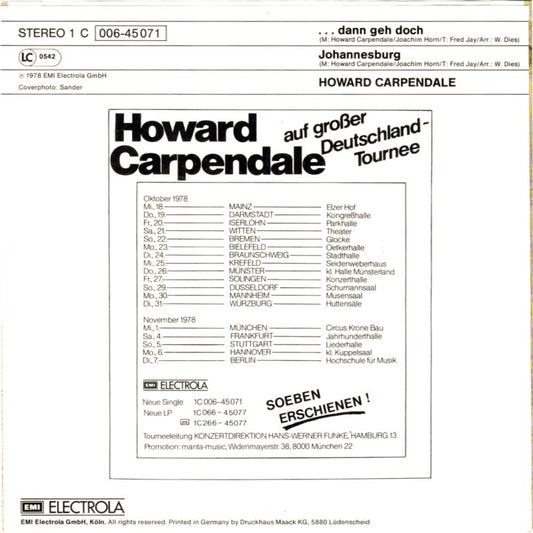 Howard Carpendale - ...Dann Geh Doch 52856