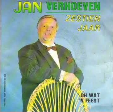 Jan Verhoeven - Zestien Jaar Vinyl Singles Vinyl Zeer Goed / Hoesje Goed "VINYLSINGLES.NL"