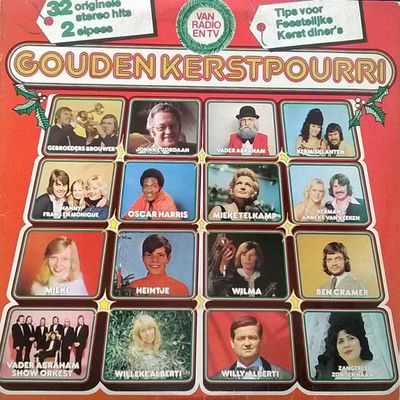 Various - Gouden Kerstpourri (LP) Vinyl Zeer Goed / Hoes Goed "VINYLSINGLES.NL"