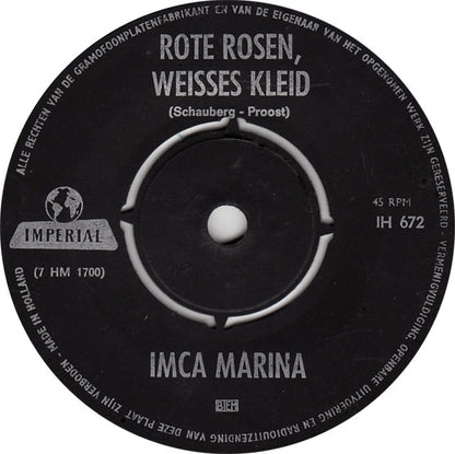 Imca Marina - Rote Rosen, Weisses Kleid 16330 Vinyl Singles Hoes: Generic