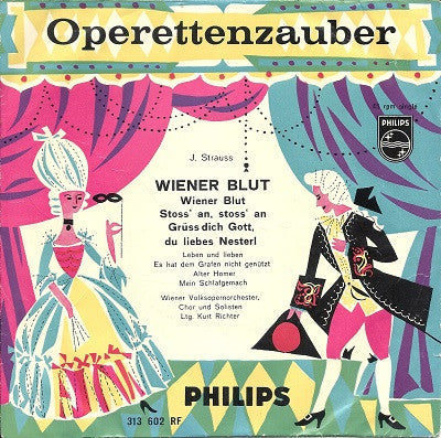 Johann Strauss Jr. - Wiener Blut Vinyl Singles Media VG+ / Sleeve G+