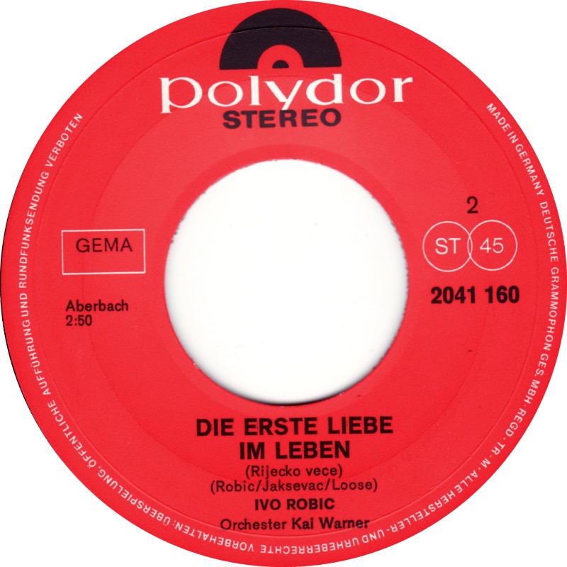 Ivo Robić - Ich Zeig' Dir Den Sonnenschein