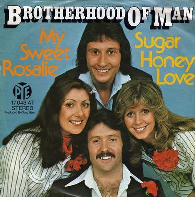 Brotherhood Of Man - My Sweet Rosalie Vinyl Singles Vinyl (VG) <br> Hoes (G+)