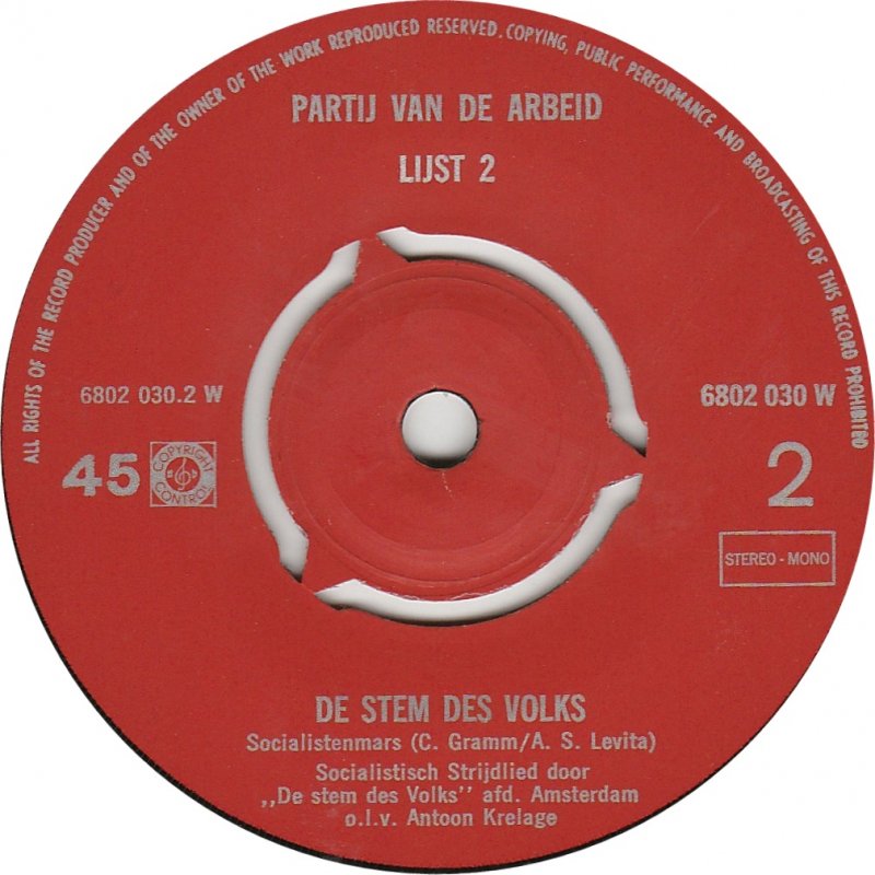 Jaap van de Merwe - Partij van de Arbeid Lijst 2