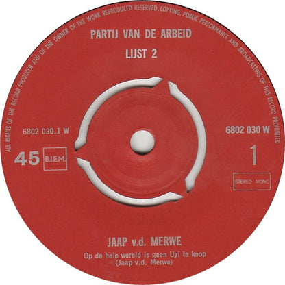 Jaap van de Merwe - Partij van de Arbeid Lijst 2