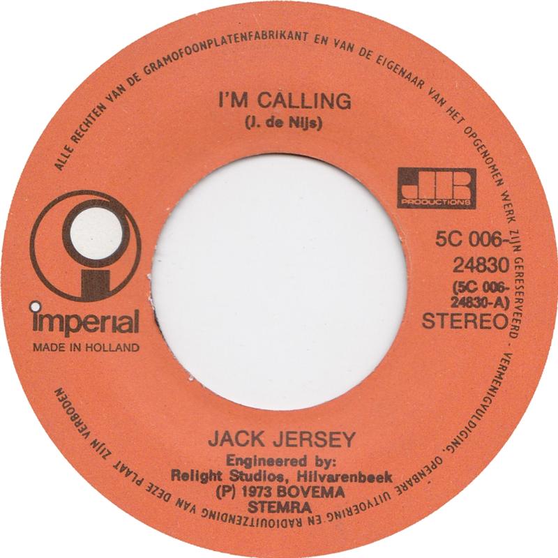 Jack Jersey - I'm Calling