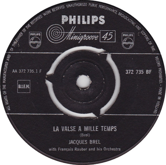Jacques Brel - La Valse A Mille Temps