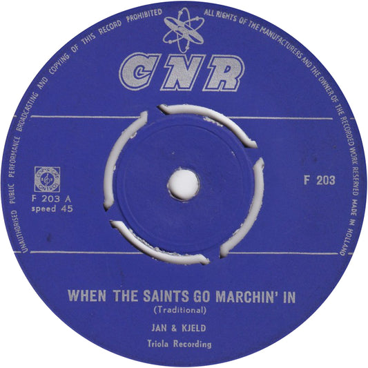 Jan & Kjeld - When The Saints Go Marchin’ In Vinyl Singles Vinyl (VG) <br> Hoes Generic