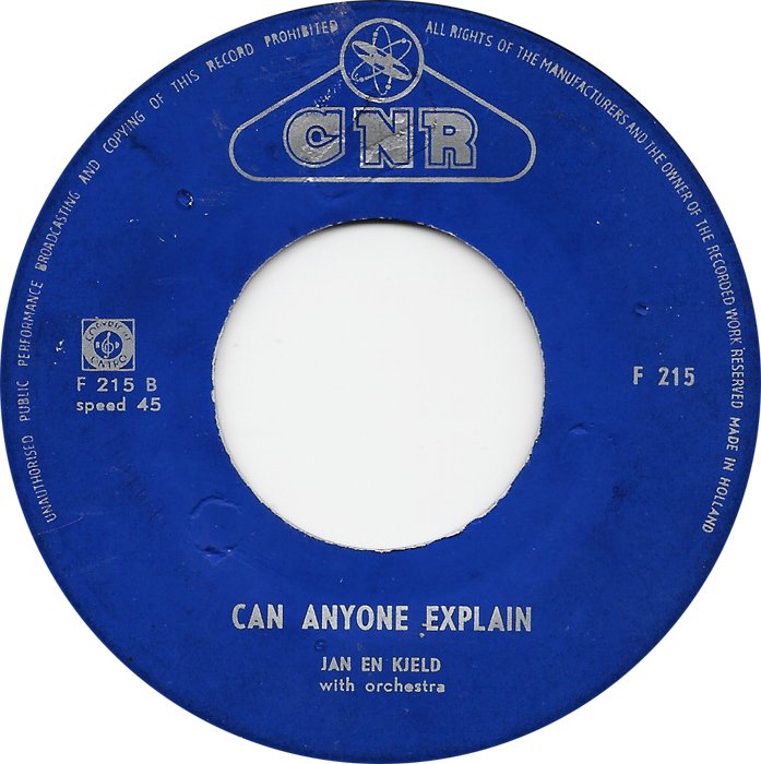 Jan & Kjeld - Yes Sir, That's My Baby Vinyl Singles Vinyl Very Good (VG) <br> Hoes Generic