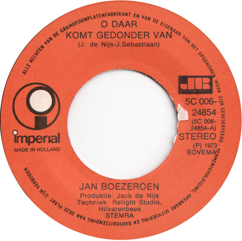 Jan Boezeroen - O Daar Komt Gedonder Van
