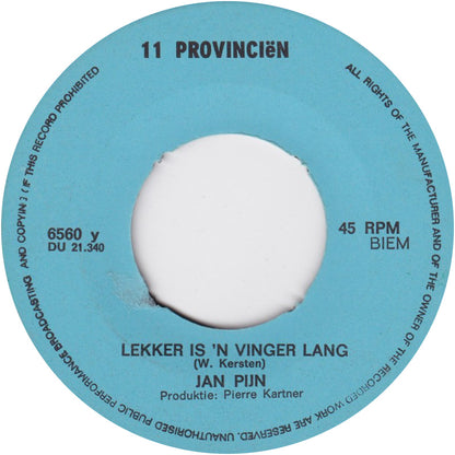 Jan Pijn - Lekker Is 'N Vinger Lang