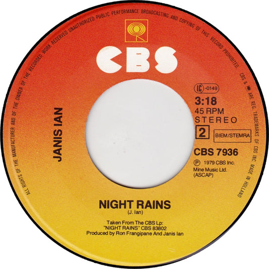 Janis Ian - Fly Too High Vinyl Zeer Goed / Hoesje Generic "VINYLSINGLES.NL"