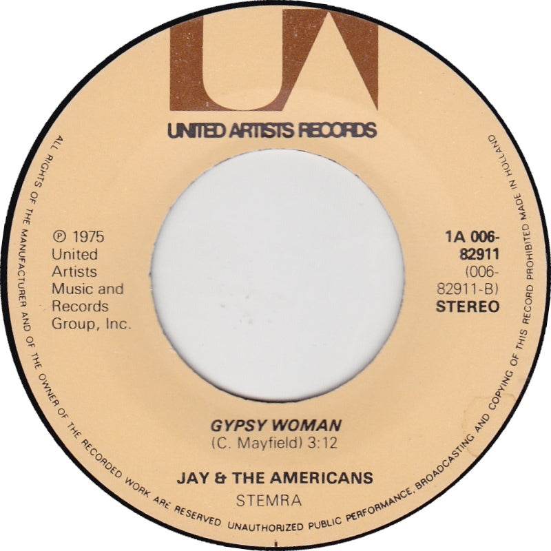Jay & The Americans - Cara Mia 16233 Vinyl Singles Hoes: Generic