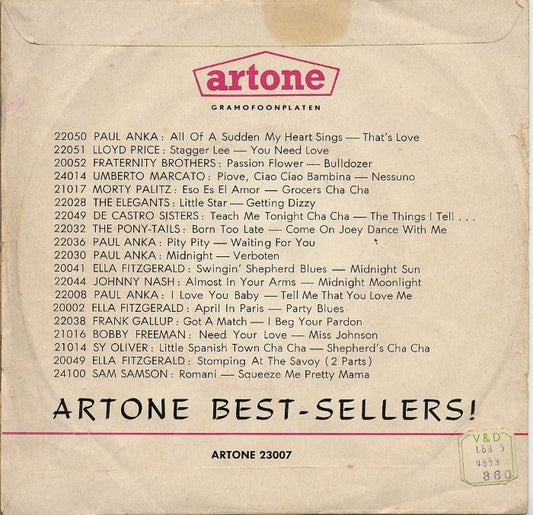 Jean Philippe - Oui Oui Oui Oui Vinyl Singles Vinyl Zeer Goed / Hoesje Goed "VINYLSINGLES.NL"