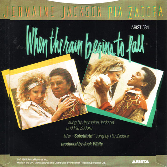 Jermaine Jackson And Pia Zadora - When The Rain Begins To Fall