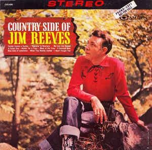 Jim Reeves - The Country Side Of Jim Reeves (LP) Vinyl LP Vinyl Very Good (VG) <br> Hoes Good Plus (G+)