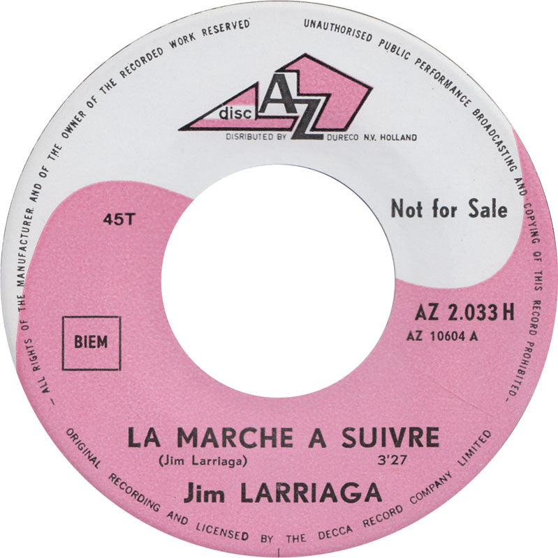 Jim Larriaga - La Marche A Suivre