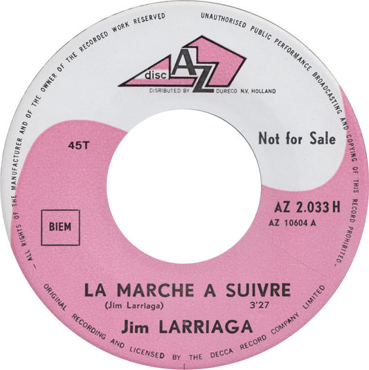 Jim Larriaga - La Marche A Suivre