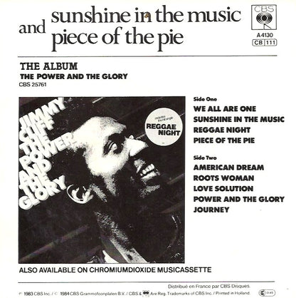 Jimmy Cliff - Sunshine In The Music