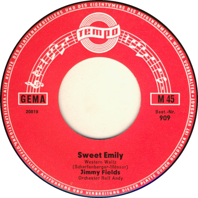 Jimmy Fields / Bobby Stern - Sweet Emily 02299 Vinyl Singles Hoes: Generic