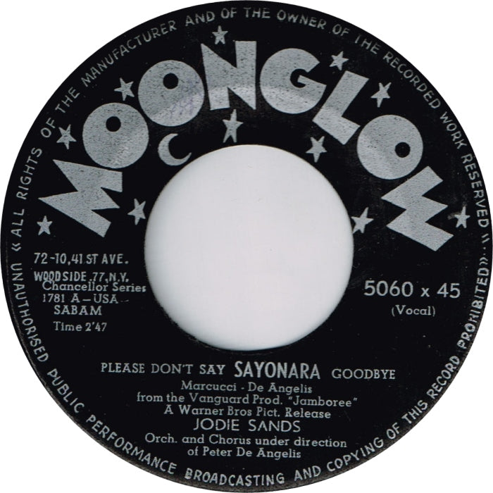 Jodie Sands - Please Don't Say Sayonara Goodbye