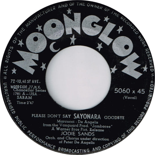 Jodie Sands - Please Don't Say Sayonara Goodbye