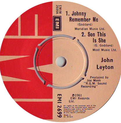 John Leyton - Johnny Remember Me