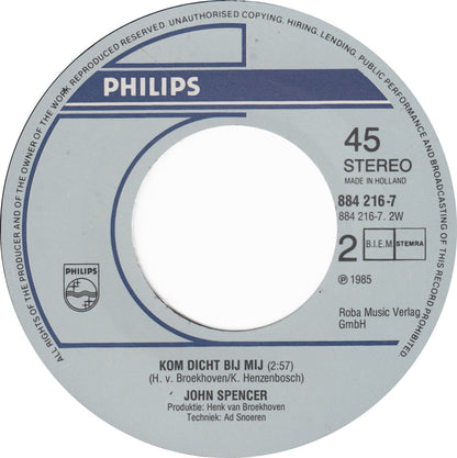 John Spencer - Alle Meisjes Willen Kussen