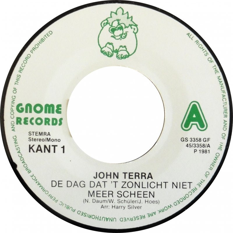 John Terra - De Dag Dat 'T Zonlicht Niet Meer Scheen