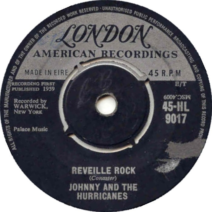 Johnny And The Hurricanes - Reveille Rock Vinyl Singles Vinyl Zeer Goed / Hoesje Generic "VINYLSINGLES.NL"