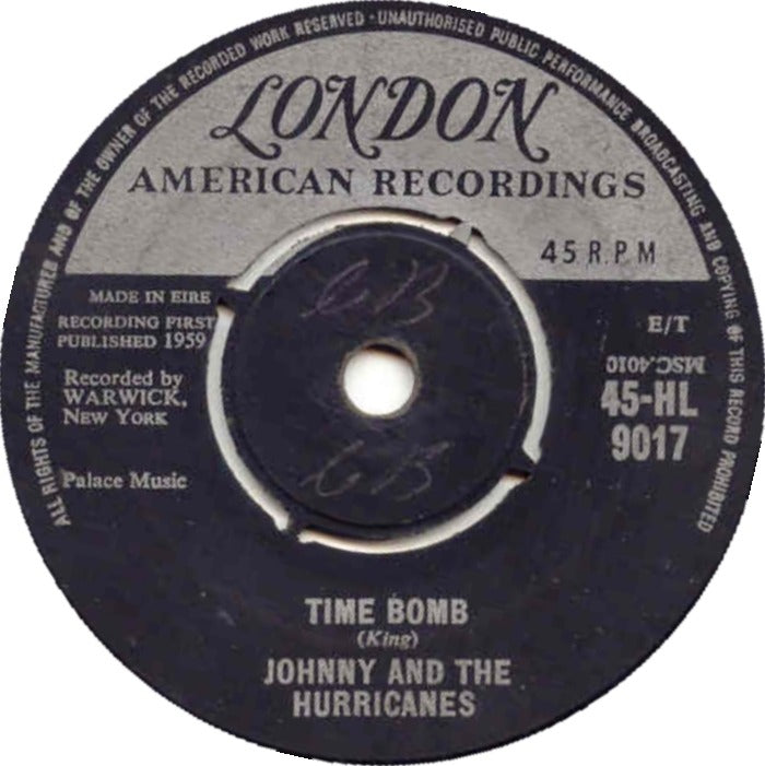 Johnny And The Hurricanes - Reveille Rock Vinyl Singles Vinyl Zeer Goed / Hoesje Generic "VINYLSINGLES.NL"