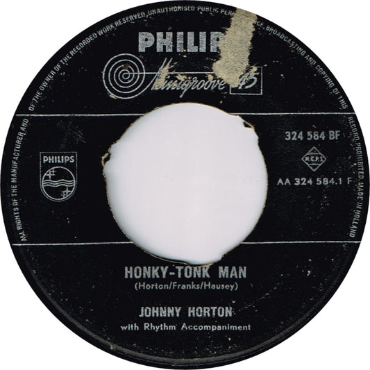 Johnny Horton - Honky-Tonk Man Vinyl Singles Vinyl Goed / Hoes Generic