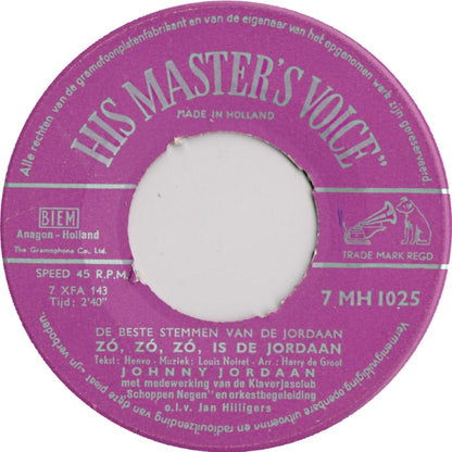 Johnny Jordaan - Opoe, Ik Ben U Zo Dankbaar Vinyl Singles Vinyl Zeer Goed / Hoesje Generic "VINYLSINGLES.NL"