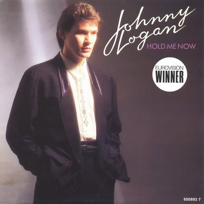 Johnny Logan - Hold Me Now Vinyl Singles Vinyl Zeer Goed / Hoesje Goed "VINYLSINGLES.NL"