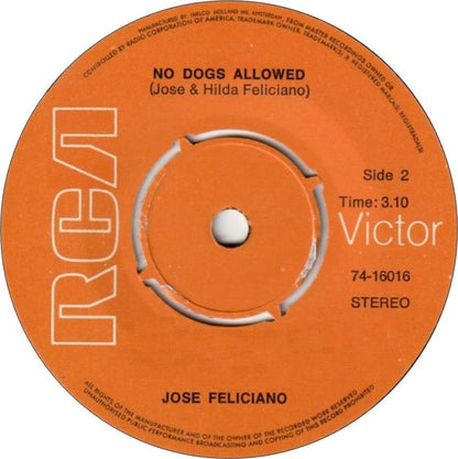 José Feliciano - No Dogs Allowed