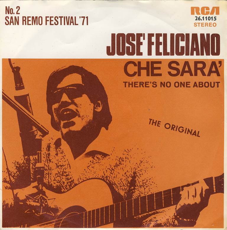 Jose Feliciano - Che Sara 33500 Vinyl Singles Goede Staat