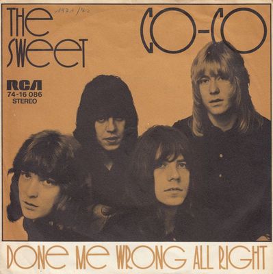 Sweet - Co-Co Vinyl Zeer Goed / Hoesje Goed "VINYLSINGLES.NL"