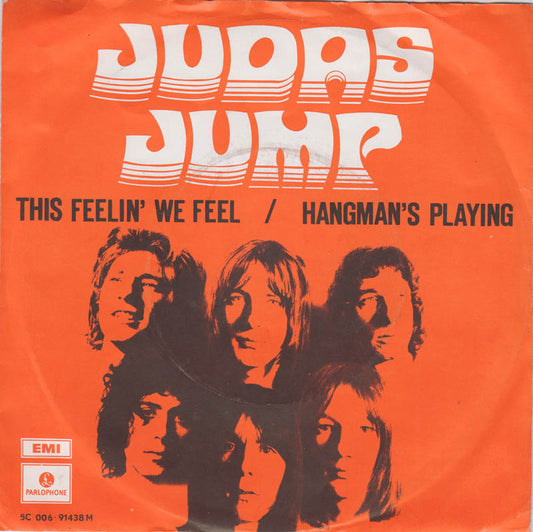 Judas Jump - This Feelin' We Feel Vinyl Singles Vinyl Very Good (VG) <br> Hoes Good Plus (G+)