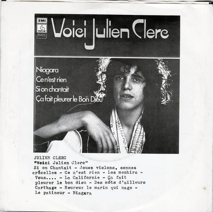 Julien Clerc - Heureux Le Marin Qui Nage 38570 Vinyl Singles VINYLSINGLES.NL