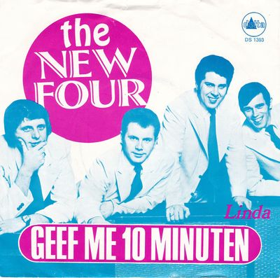 New Four - Geef Me 10 Minuten Vinyl Singles Vinyl Zeer Goed / Hoesje Goed "VINYLSINGLES.NL"