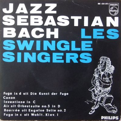 Les Swingle Singers - Jazz Sebastian Bach Vinyl Singles Vinyl Zeer Goed / Hoesje Goed "VINYLSINGLES.NL"