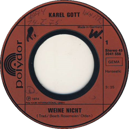 Karel Gott - Weine Nicht