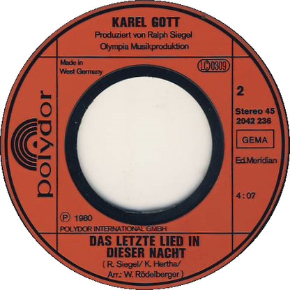 Karel Gott - Wenn Ich Dich Nicht Hätte