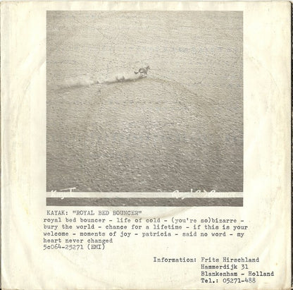 Kayak - Chance For A Lifetime VINYLSINGLES.NL