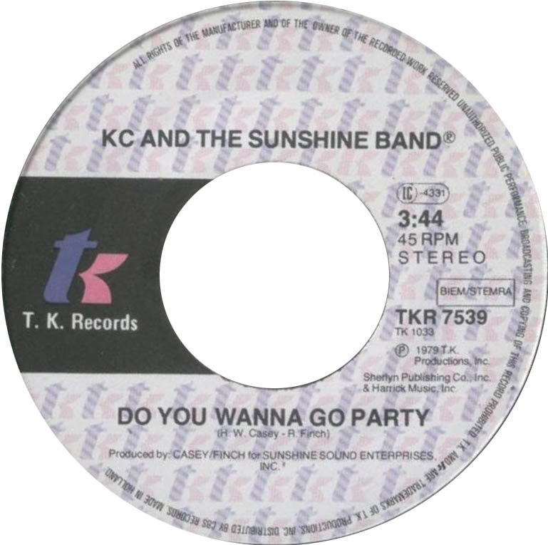 KC & The Sunshine Band - Do You Wanna Go Party 10320 17392 Vinyl Singles VINYLSINGLES.NL