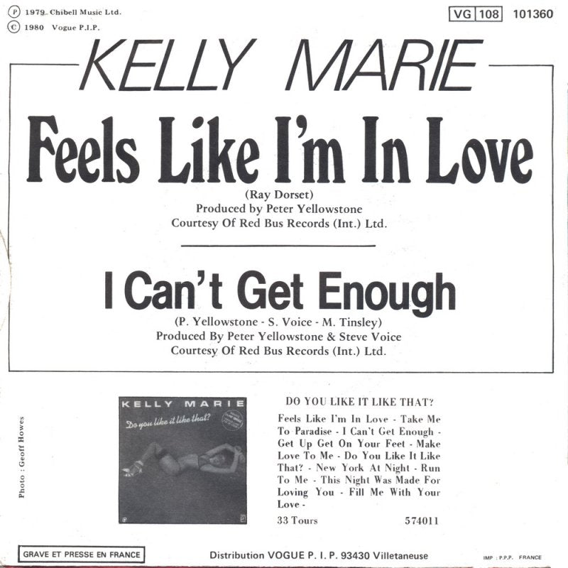 Kelly Marie - Feels Like I'm In Love