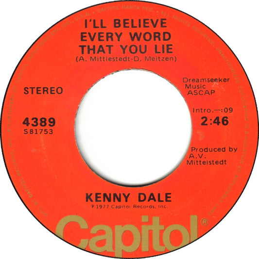 Kenny Dale - Bluest Heartache Of The Year