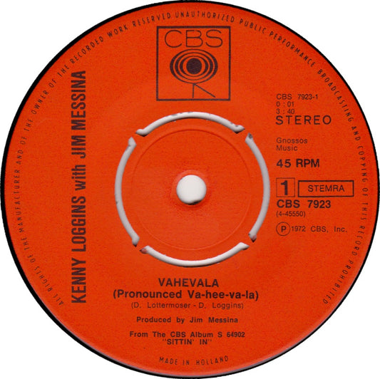 Loggins And Messina - Vahevala Vinyl Singles Vinyl Zeer Goed / Hoesje Generic "VINYLSINGLES.NL"