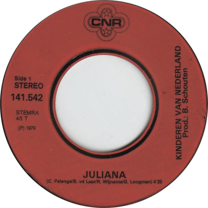 Kinderen Van Nederland - Juliana 00112 Vinyl Singles Hoes: Generic