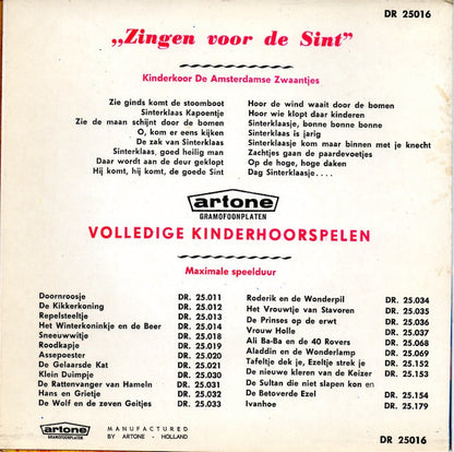 Amsterdamse Zwaantjes - Zingen Voor De Sint 23262 Vinyl Singles Goede Staat
